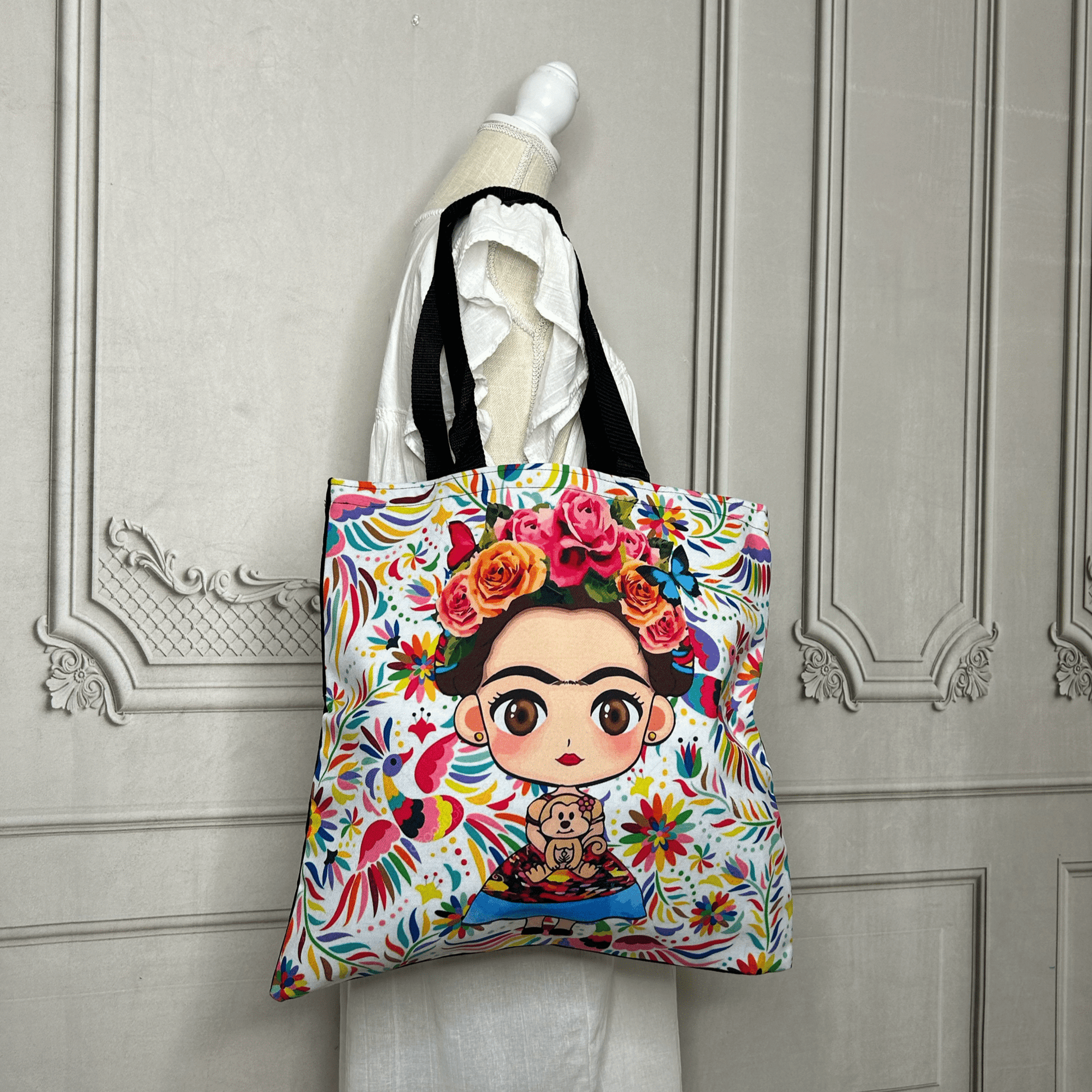 Frida Kahlo Tote - Otomi Large