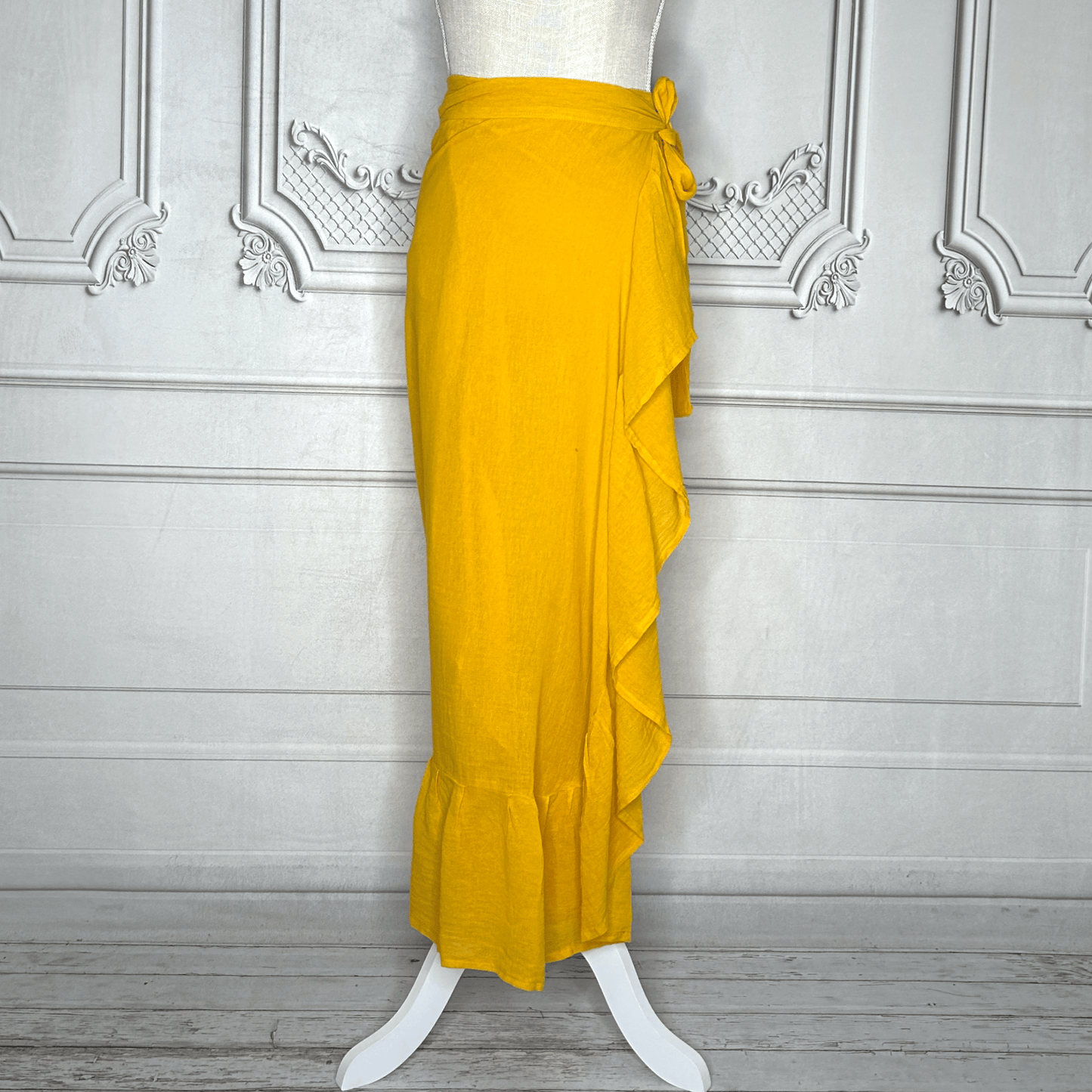 Gauze Wrap-Around Skirt