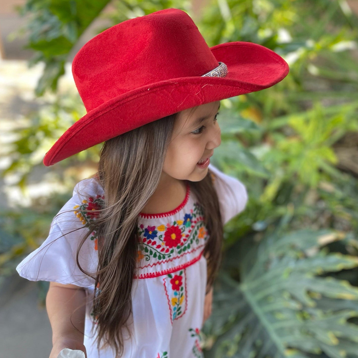 Girls Western Cowboy Suede Hat - Bolona