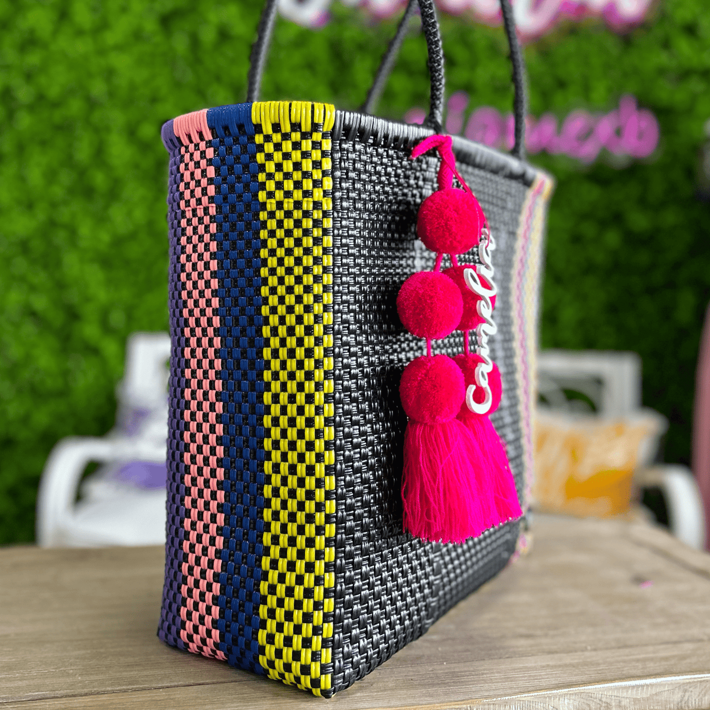 Handwoven Oaxacan Upcycled Tote - Single Strap