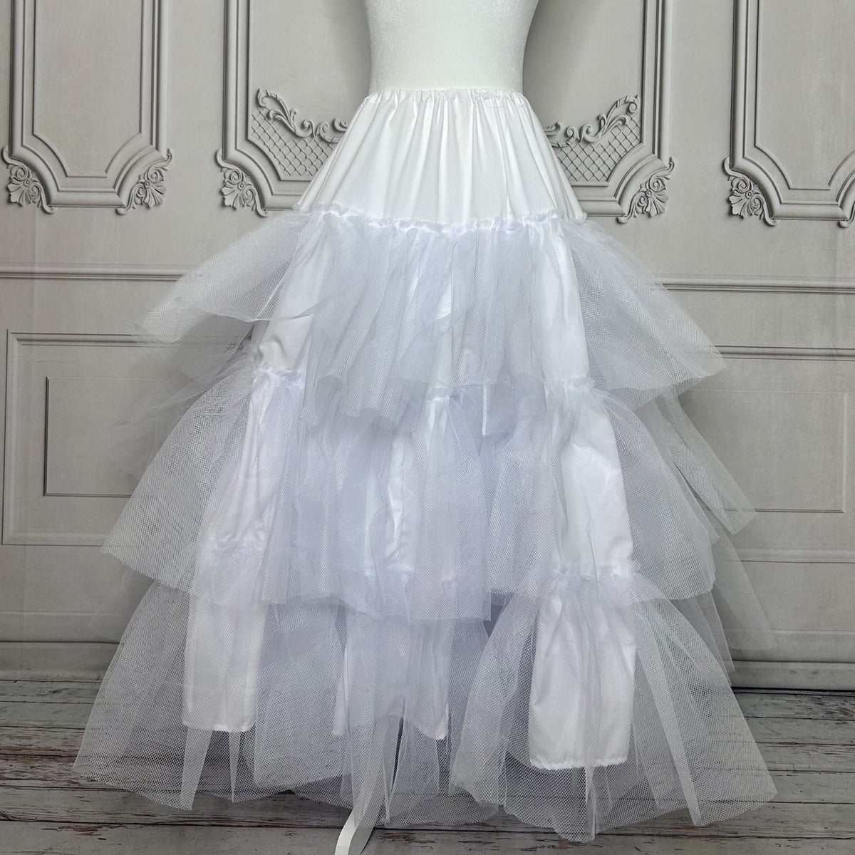 Hoopless Long Tule Petticoat Hoopless Long Tule Petticoat