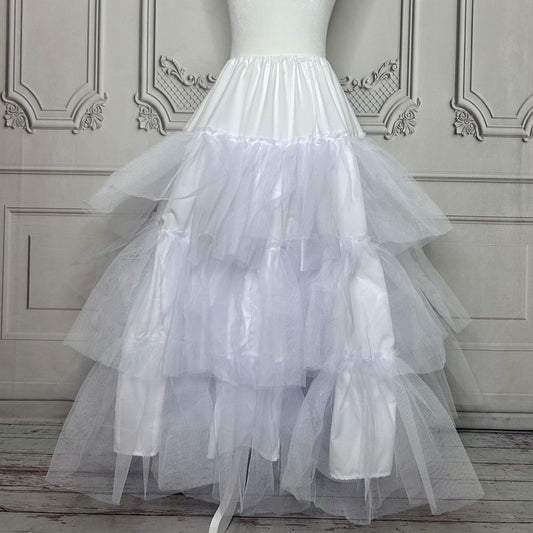 Hoopless Long Tule Petticoat Hoopless Long Tule Petticoat