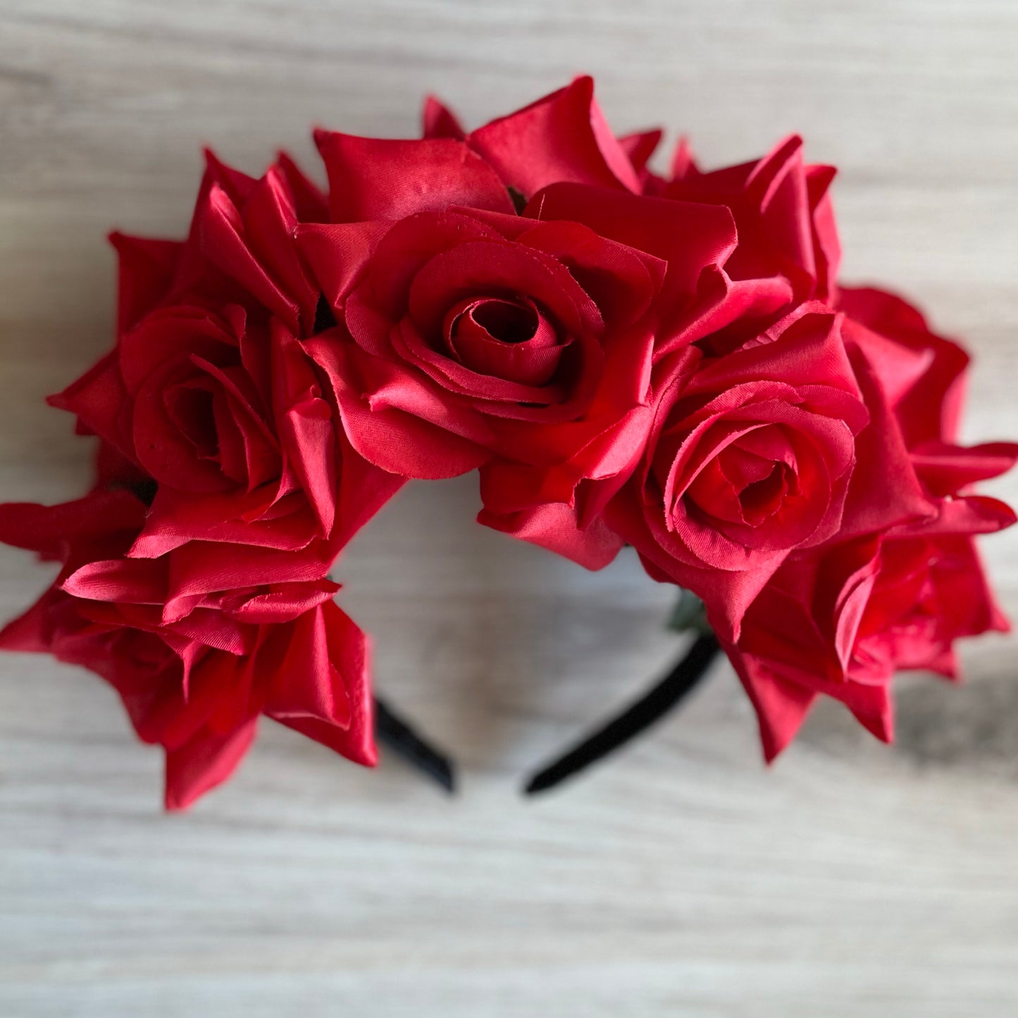 Frida Floral Headband - Red