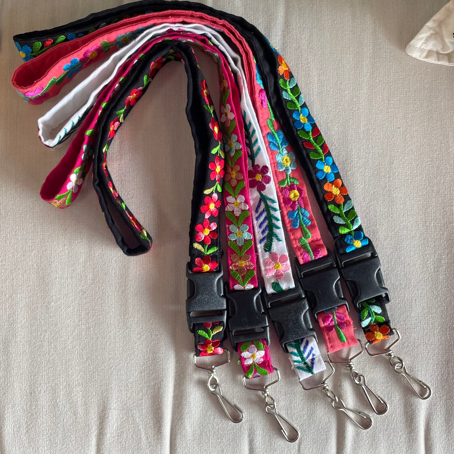 Mexican Embroidered Lanyard