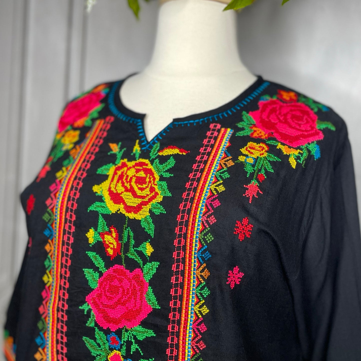 Cross Stitch Mexican Tunic