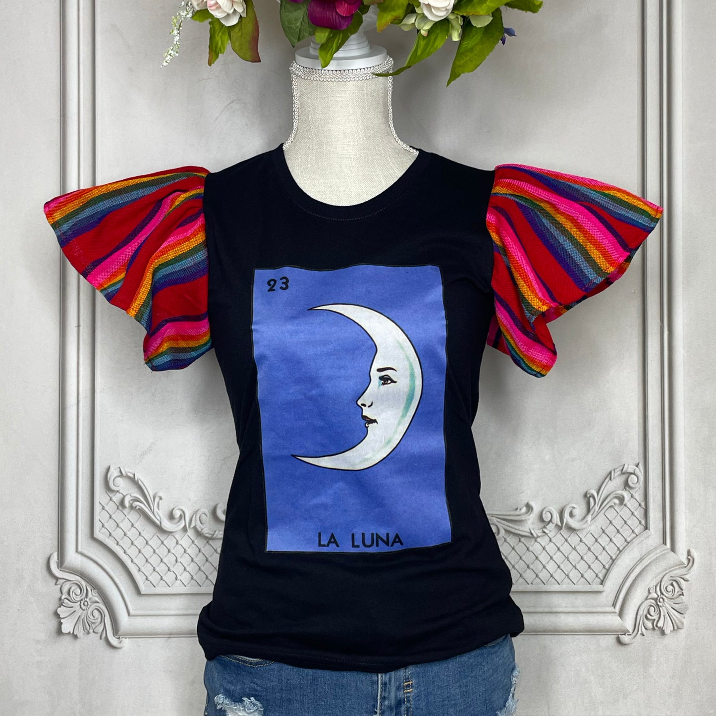 Loteria T-Shirt Cambaya Sleeve - LA LUNA