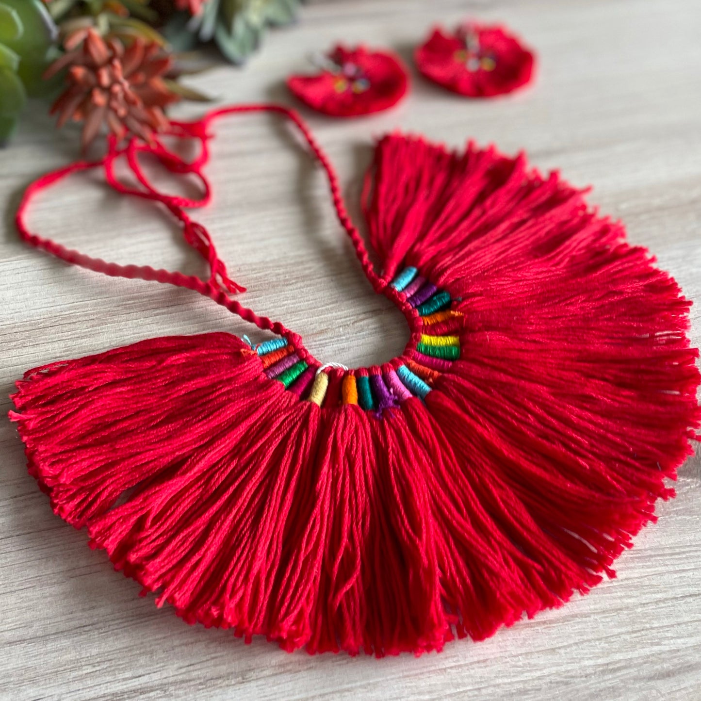 Mexican Tasseled Necklace