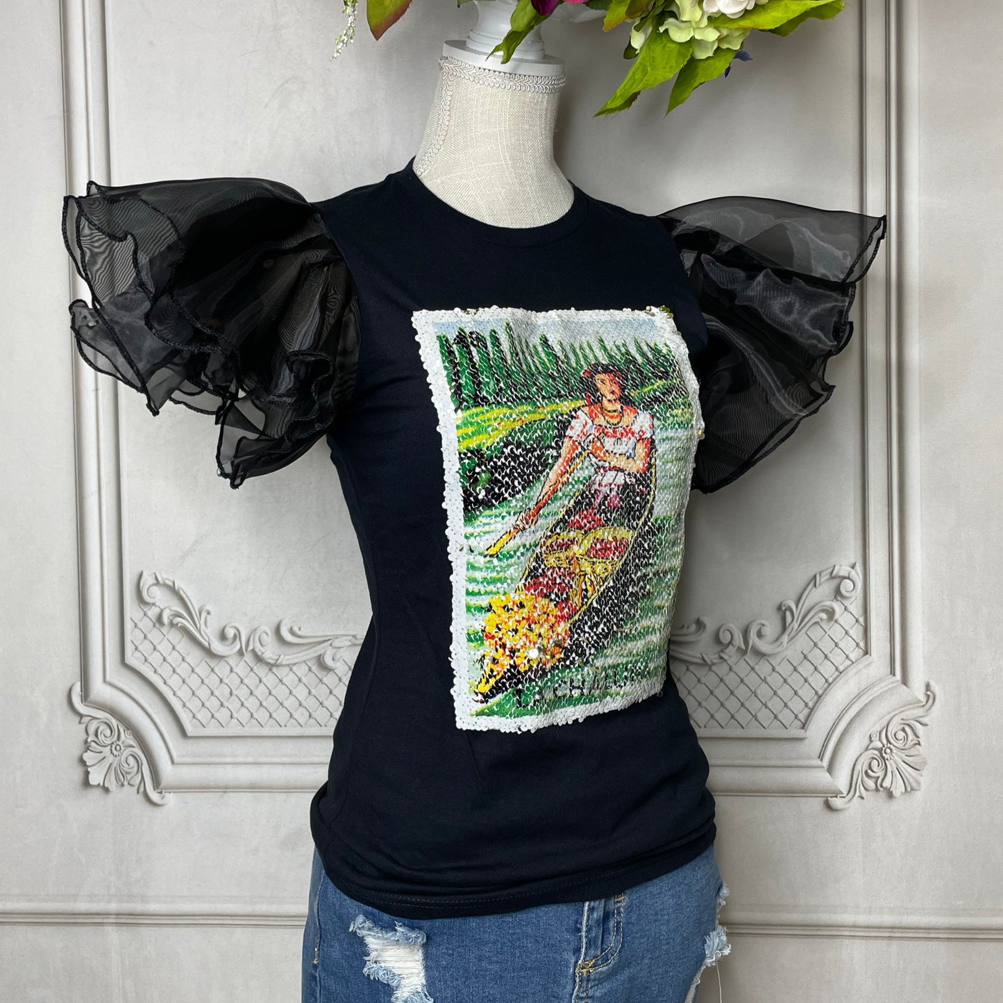 Mexican Loteria Sequence Shirt LA CHALUPA
