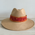 Indiana Style Fedora Hat -Tamaulipeca Leather Band Indiana Style Fedora Hat -Tamaulipeca Leather Band
