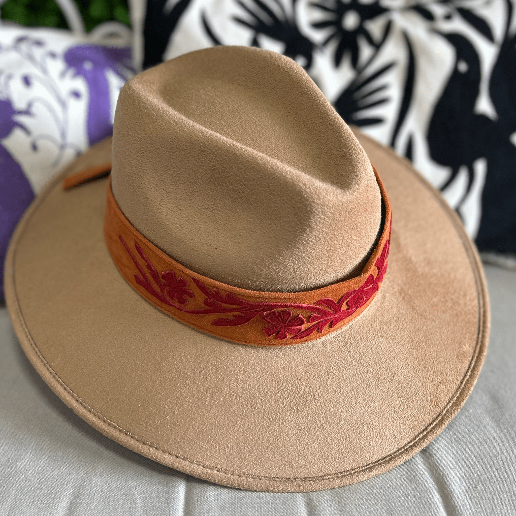 Indiana Style Fedora Hat -Tamaulipeca Leather Band Indiana Style Fedora Hat -Tamaulipeca Leather Band