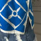 Jalapa Mexican Blouse - Blue Jalapa Mexican Blouse - Blue