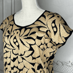 Jalapa Mexican Blouse - Gold Jalapa Mexican Blouse - Gold