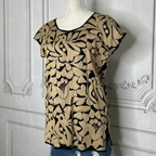 Jalapa Mexican Blouse - Gold Jalapa Mexican Blouse - Gold