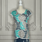 Jalapa Mexican Blouse - Mint Jalapa Mexican Blouse - Mint