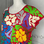 Jalapa Mexican Blouse - Red Multi Jalapa Mexican Blouse - Red Multi