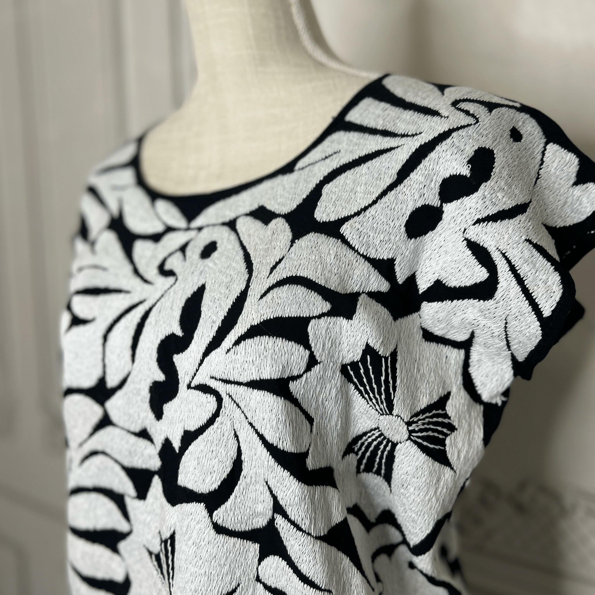 Jalapa Mexican Blouse - White Jalapa Mexican Blouse - White