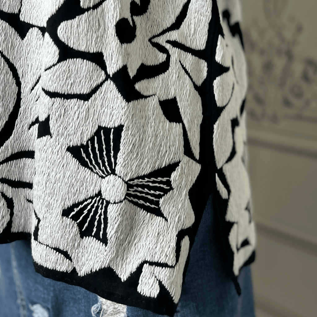 Jalapa Mexican Blouse - White Jalapa Mexican Blouse - White