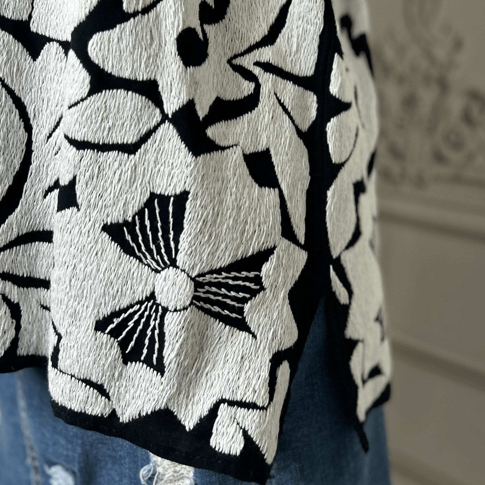 Jalapa Mexican Blouse - White Jalapa Mexican Blouse - White