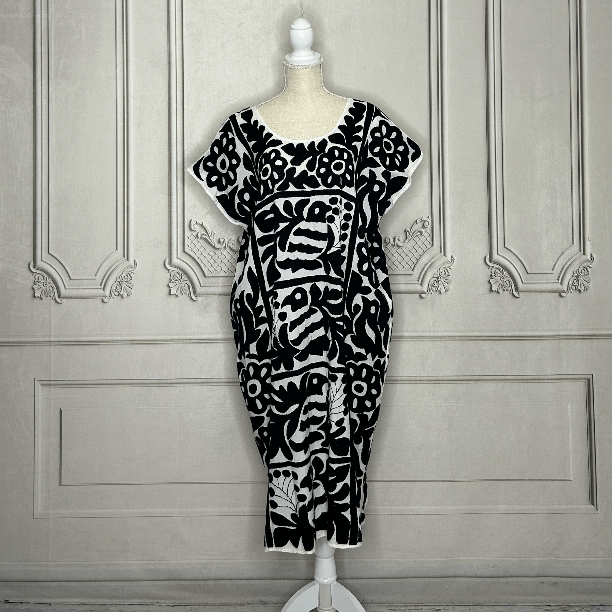 Jalapa Mexican Huipil Dress - Pina Jalapa Mexican Huipil Dress - Pina