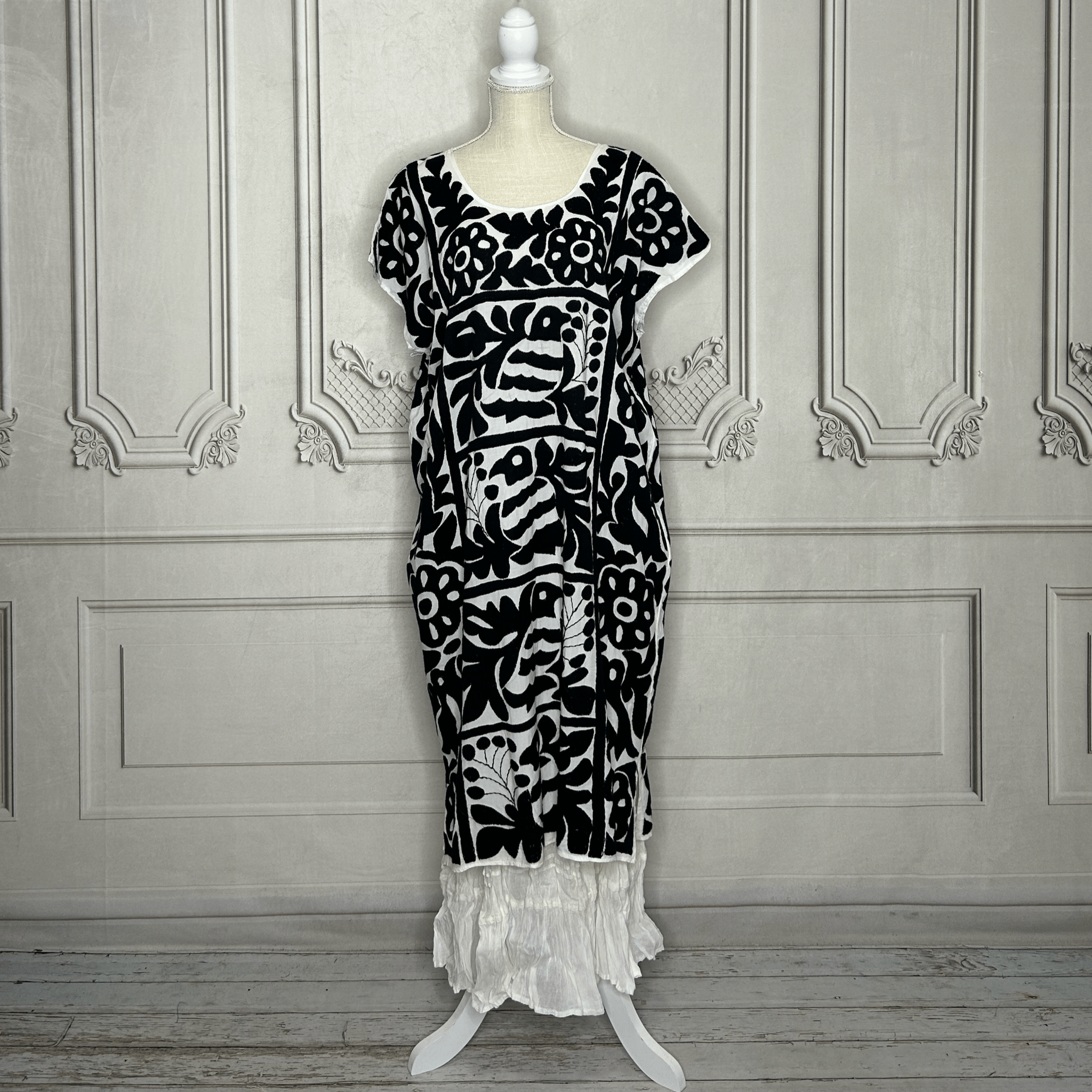 Jalapa Mexican Huipil Dress - Pina Jalapa Mexican Huipil Dress - Pina