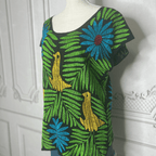 Jalapa Palmita Mexican Blouse - Soft Rayon Jalapa Palmita Mexican Blouse - Soft Rayon