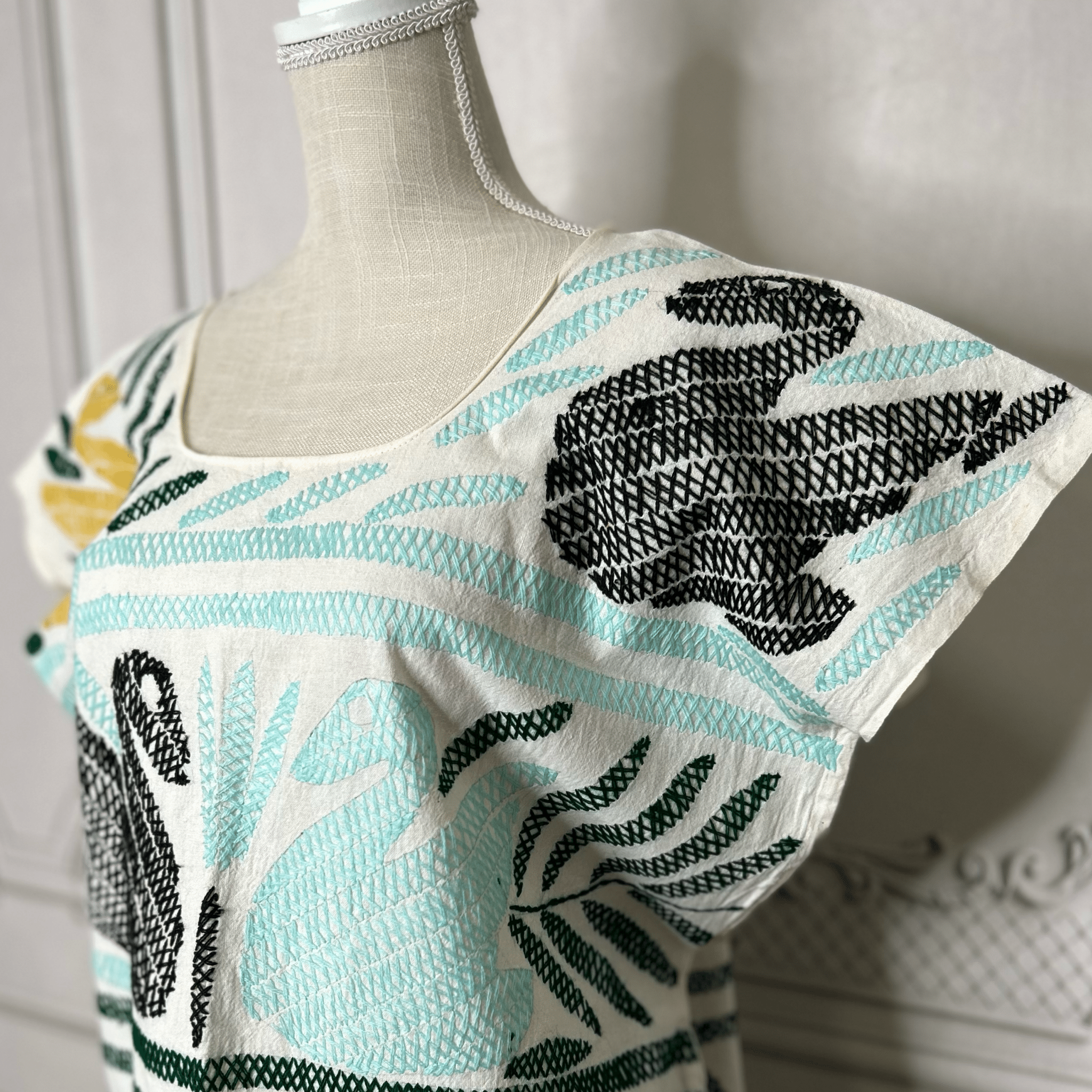 Jalapa Palmita Mexican Dress - Multi Jalapa Palmita Mexican Dress - Multi