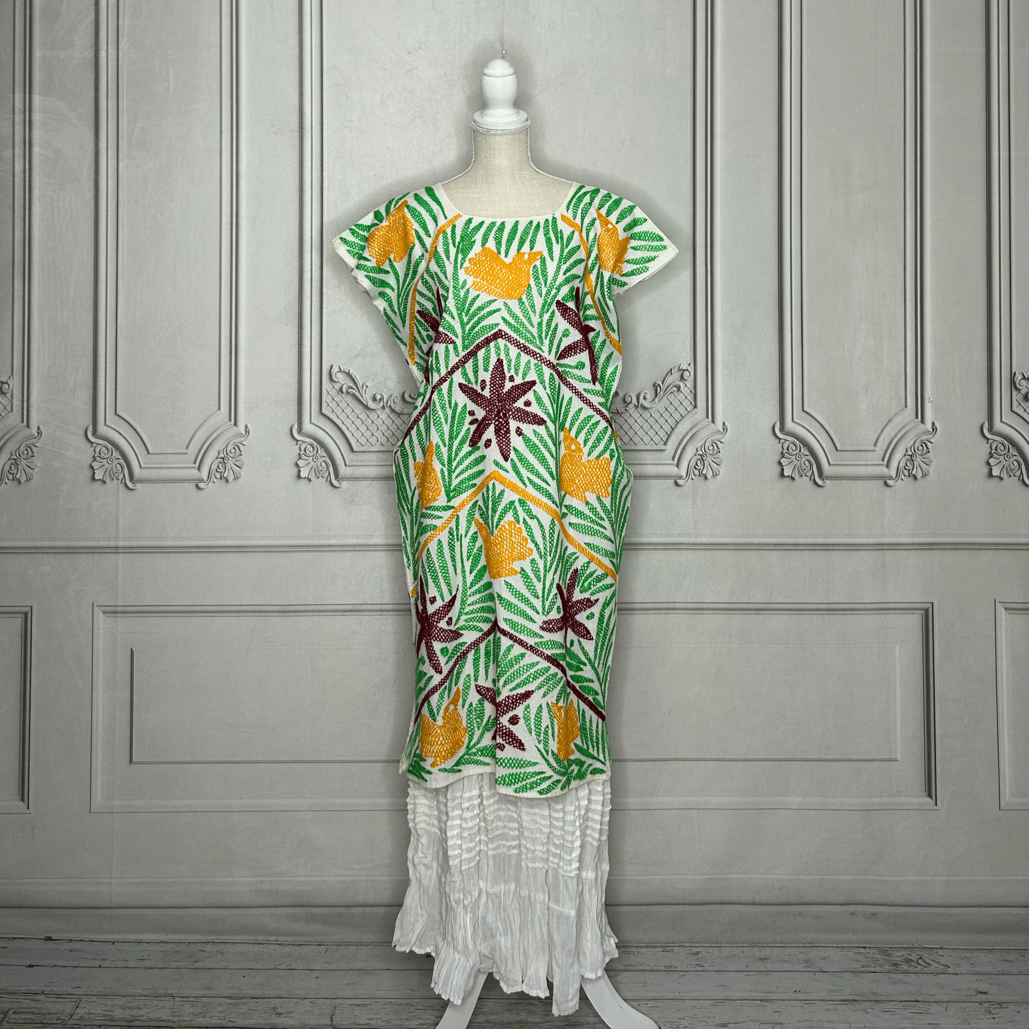 Jalapa Palmita Mexican Dress - Multi Jalapa Palmita Mexican Dress - Multi