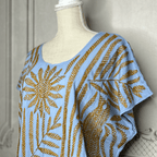 Jalapa Palmita Mexican Dress  - Soft Rayon Jalapa Palmita Mexican Dress  - Soft Rayon