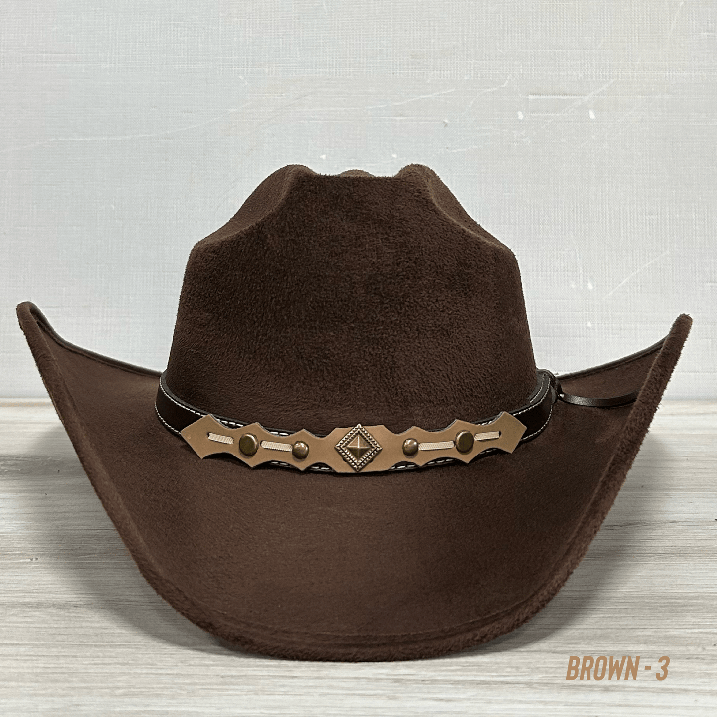 Kids Western Cowboy Suede Hat - Country