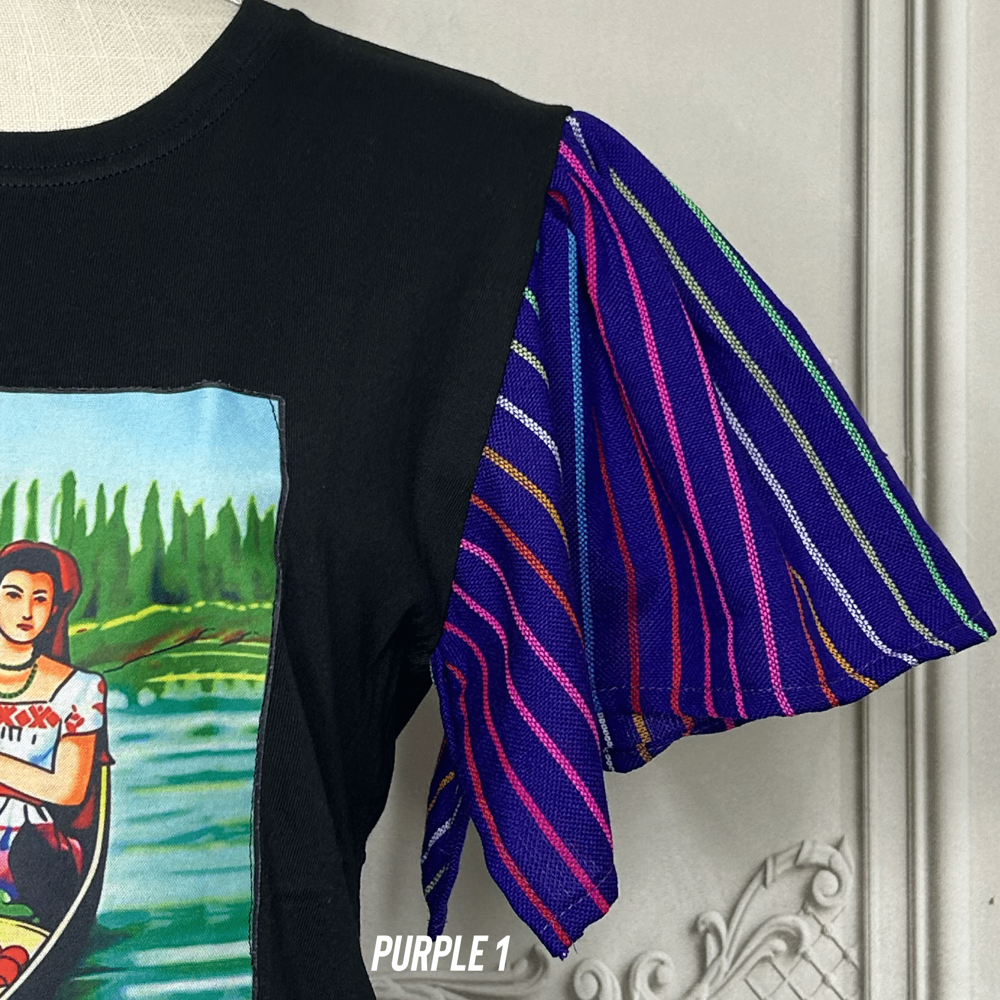 Loteria T-Shirt Cambaya Sleeve -  LA CHALUPA Loteria T-Shirt Cambaya Sleeve -  LA CHALUPA