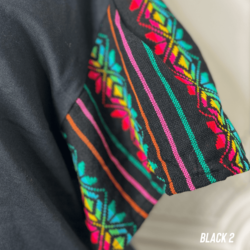 Loteria T-Shirt Cambaya Sleeve -  LA DAMA Loteria T-Shirt Cambaya Sleeve -  LA DAMA