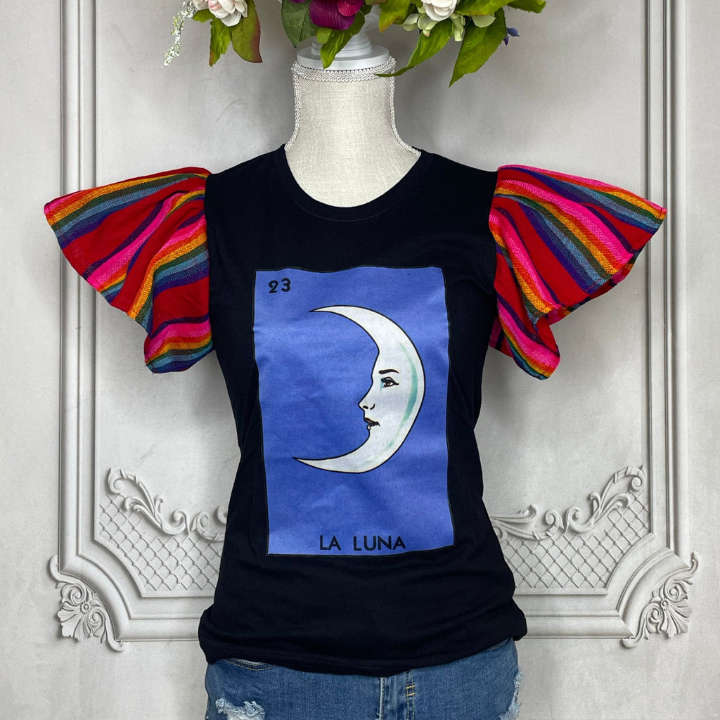 Loteria T-Shirt Cambaya Sleeve - LA LUNA