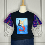 Loteria T-Shirt Cambaya Sleeve - LA SIRENA Loteria T-Shirt Cambaya Sleeve - LA SIRENA