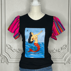 Loteria T-Shirt Cambaya Sleeve - LA SIRENA Loteria T-Shirt Cambaya Sleeve - LA SIRENA