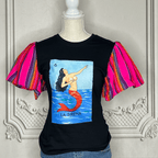 Loteria T-Shirt Cambaya Sleeve - LA SIRENA Loteria T-Shirt Cambaya Sleeve - LA SIRENA