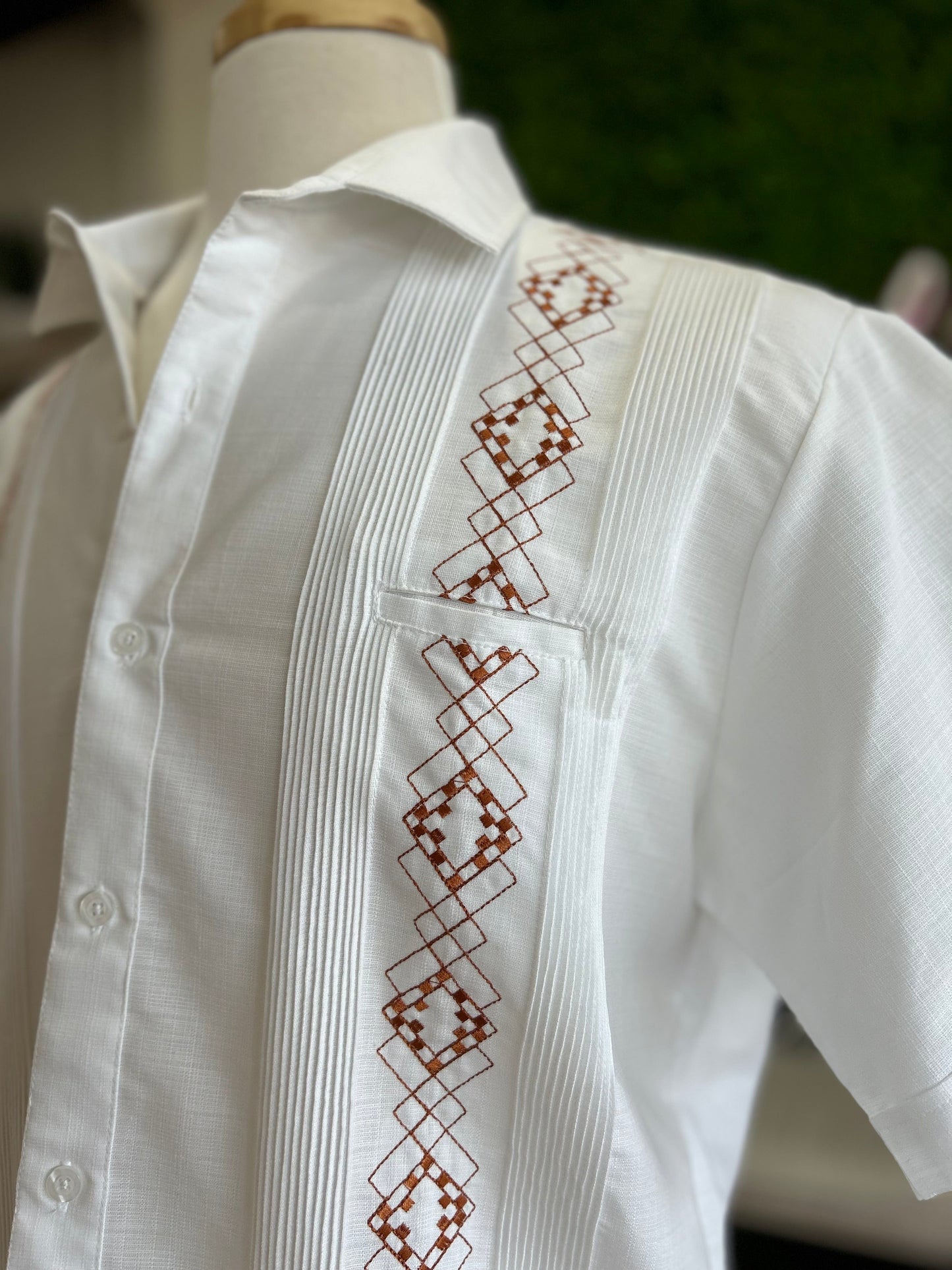 Men's Linen Guayabera - Texas Spirit