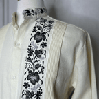 Men's Long Sleeve Linen Guayabera - Filipina Collar Men's Long Sleeve Linen Guayabera - Filipina Collar