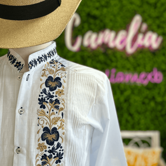 Long Sleeve Guayaberas Camelia Mexican Boutique