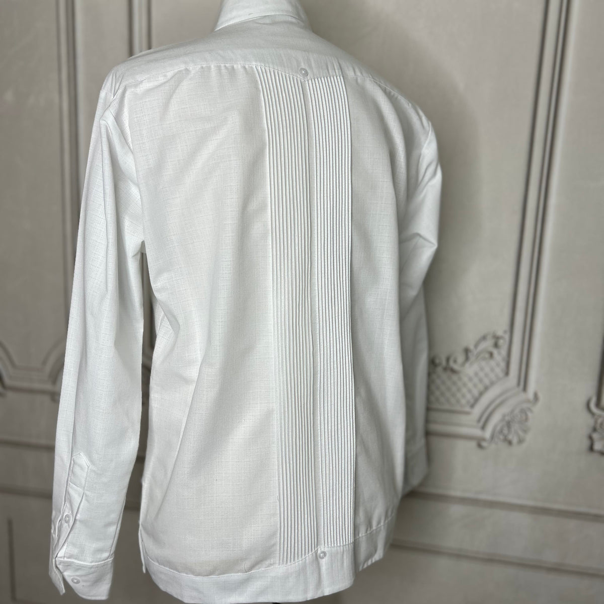 Men's Long Sleeve Linen Guayabera - Roco Men's Long Sleeve Linen Guayabera - Roco
