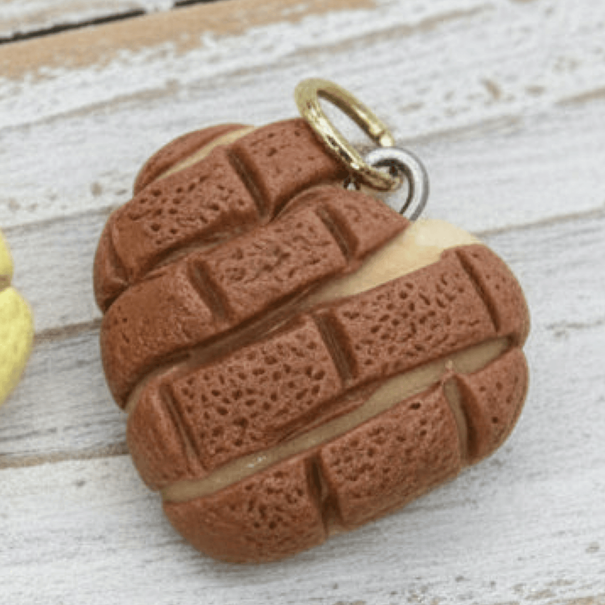 Mexican Bread Heart Concha Charm Mexican Bread Heart Concha Charm | Handmade in Mexico | Camelia