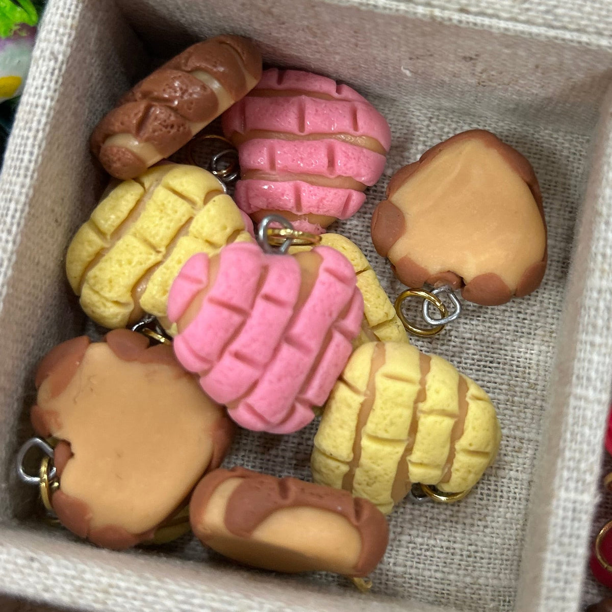Mexican Bread Heart Concha Charm Mexican Bread Heart Concha Charm | Handmade in Mexico | Camelia