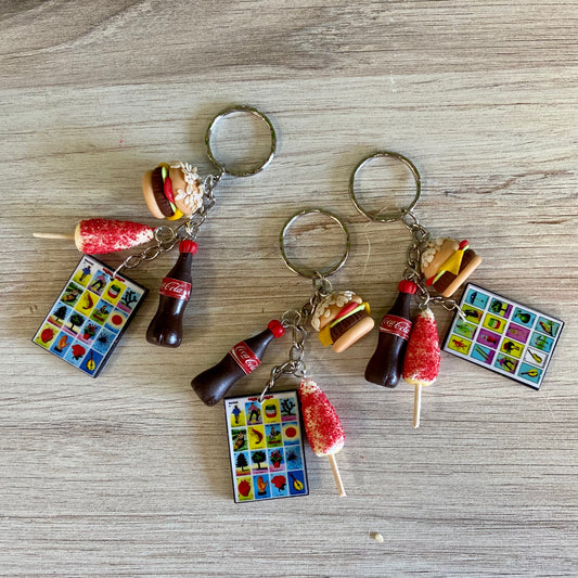 Mexican Charm Keychain - Loteria Mexican Charm Keychain - Loteria