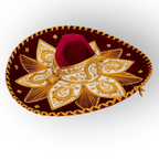 Mexican Charro Hat - Mariachi Hat - Adult Mexican Charro Hat - Mariachi Hat - Adult