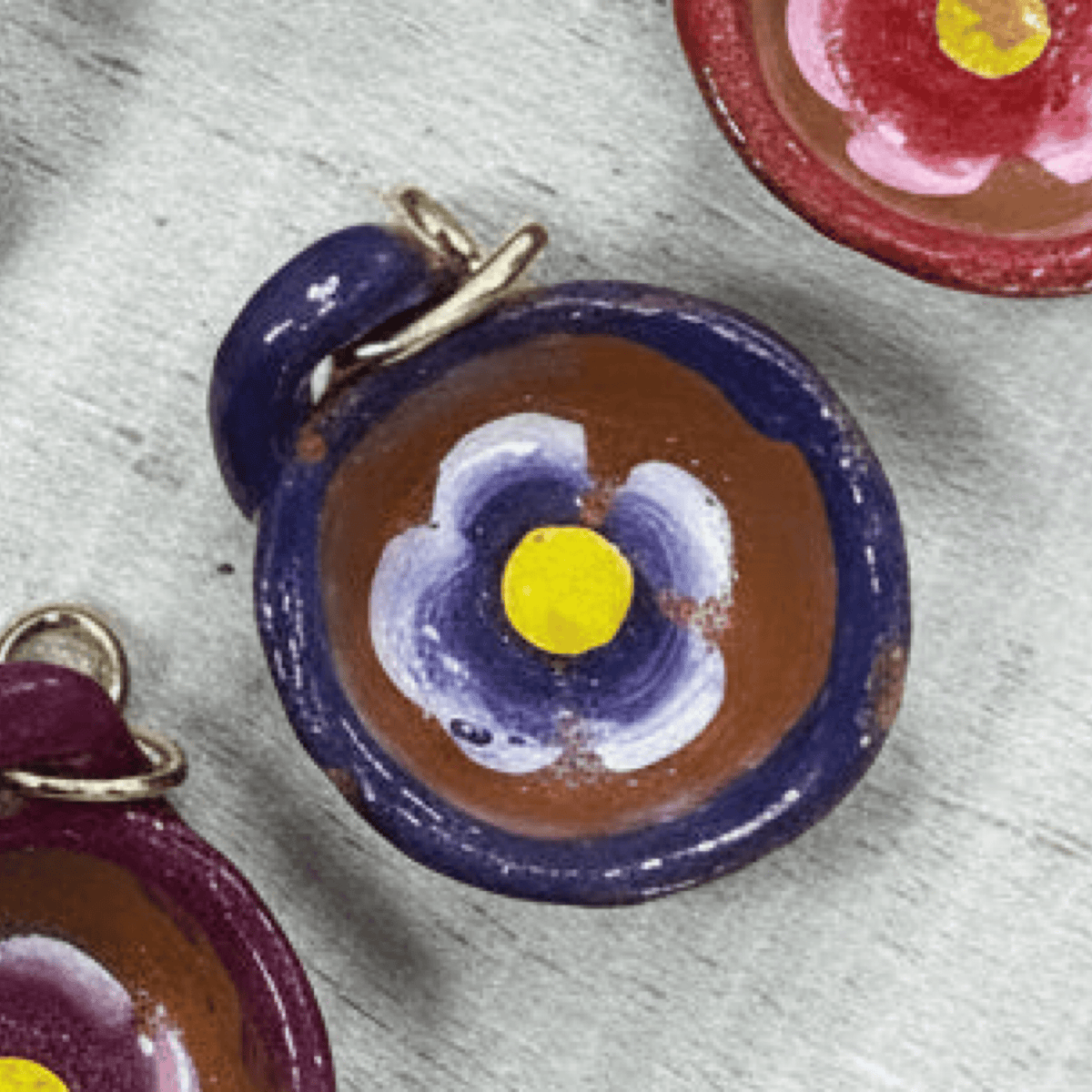 Mexican Clay Bowl Charm Mexican Clay Bowl Charm | Handmade in Mexico | Camelia