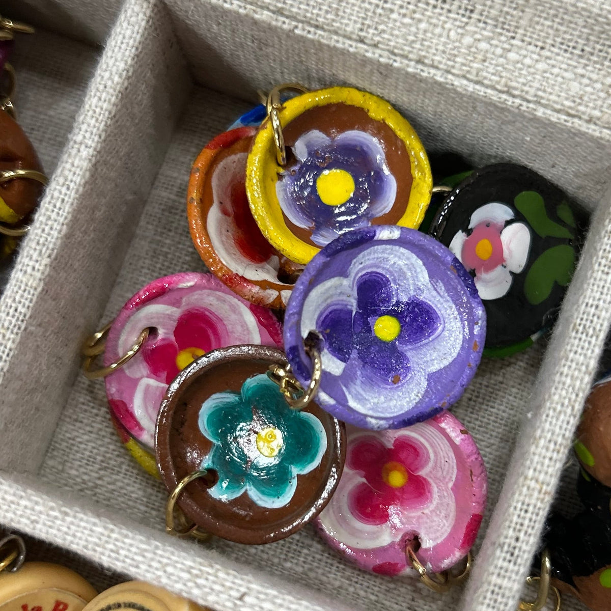 Mexican Clay Plate Charm Mexican Clay Bowl Charm | Handmade in Mexico | Camelia