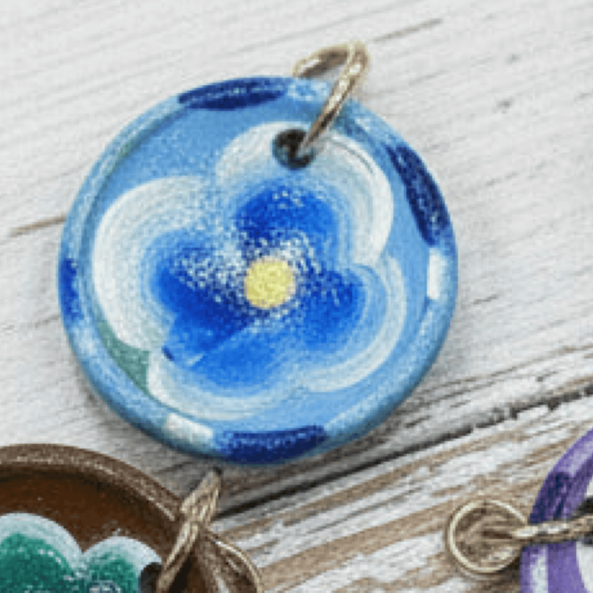 Mexican Clay Plate Charm Mexican Clay Bowl Charm | Handmade in Mexico | Camelia