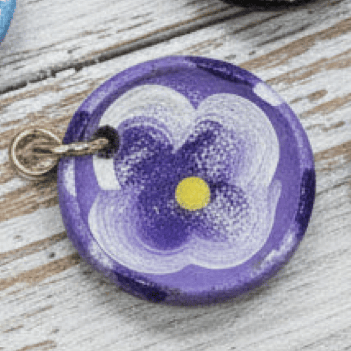 Mexican Clay Plate Charm Mexican Clay Bowl Charm | Handmade in Mexico | Camelia