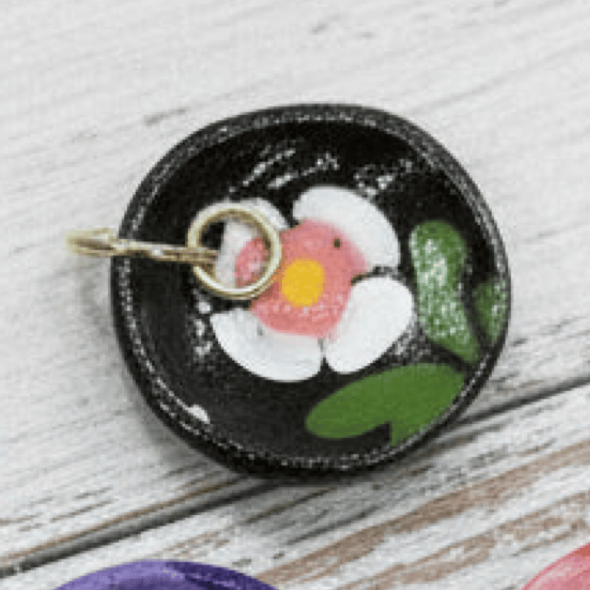 Mexican Clay Plate Charm Mexican Clay Bowl Charm | Handmade in Mexico | Camelia