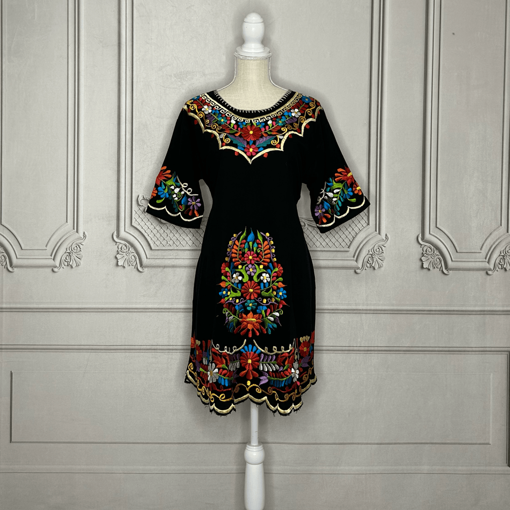 Mexican Dress Daisy - Knee Length Mexican Dress Daisy - Knee Length