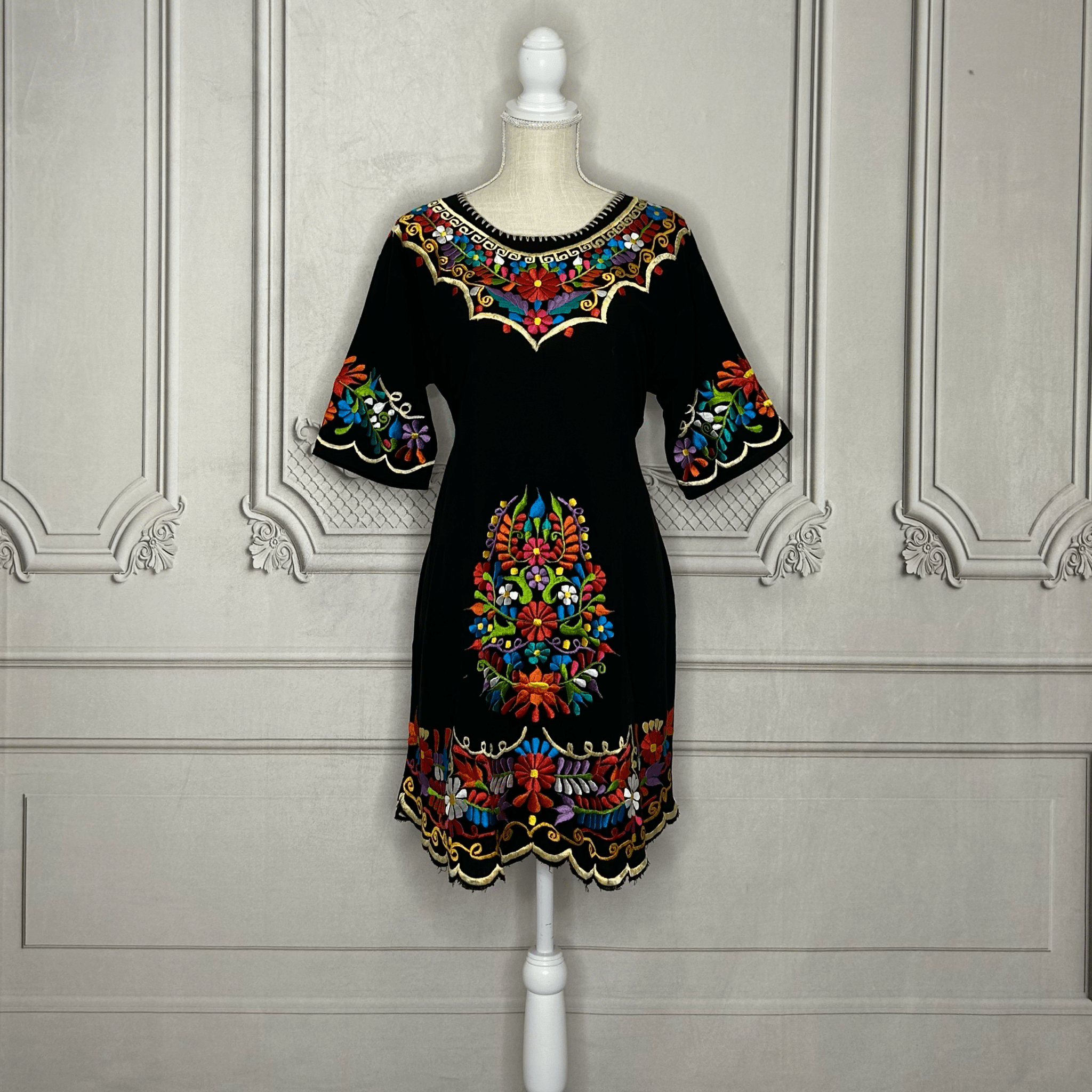 Mexican Dress Daisy - Knee Length Mexican Dress Daisy - Knee Length